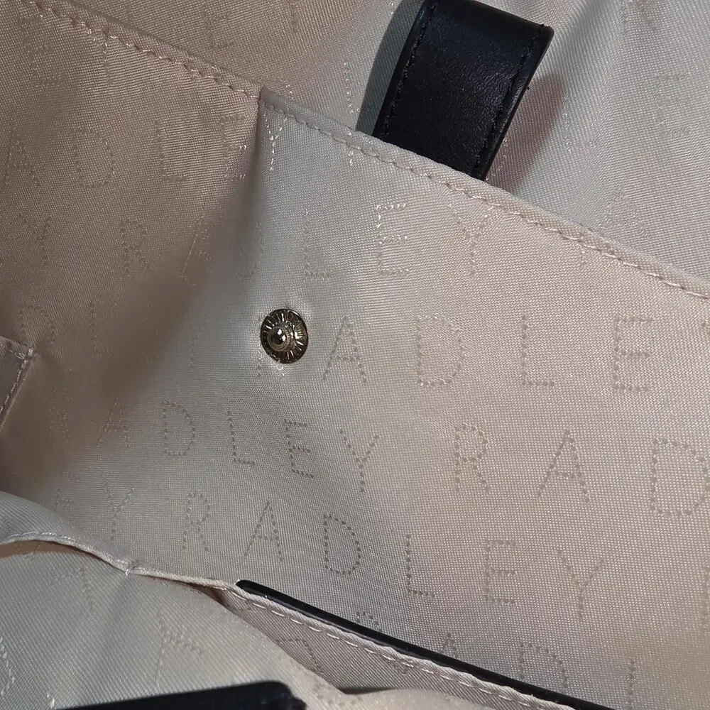 RADLEY LONDON XL BLACK ACADEMIA WAY LAPTOP CROSSBODY BAG
